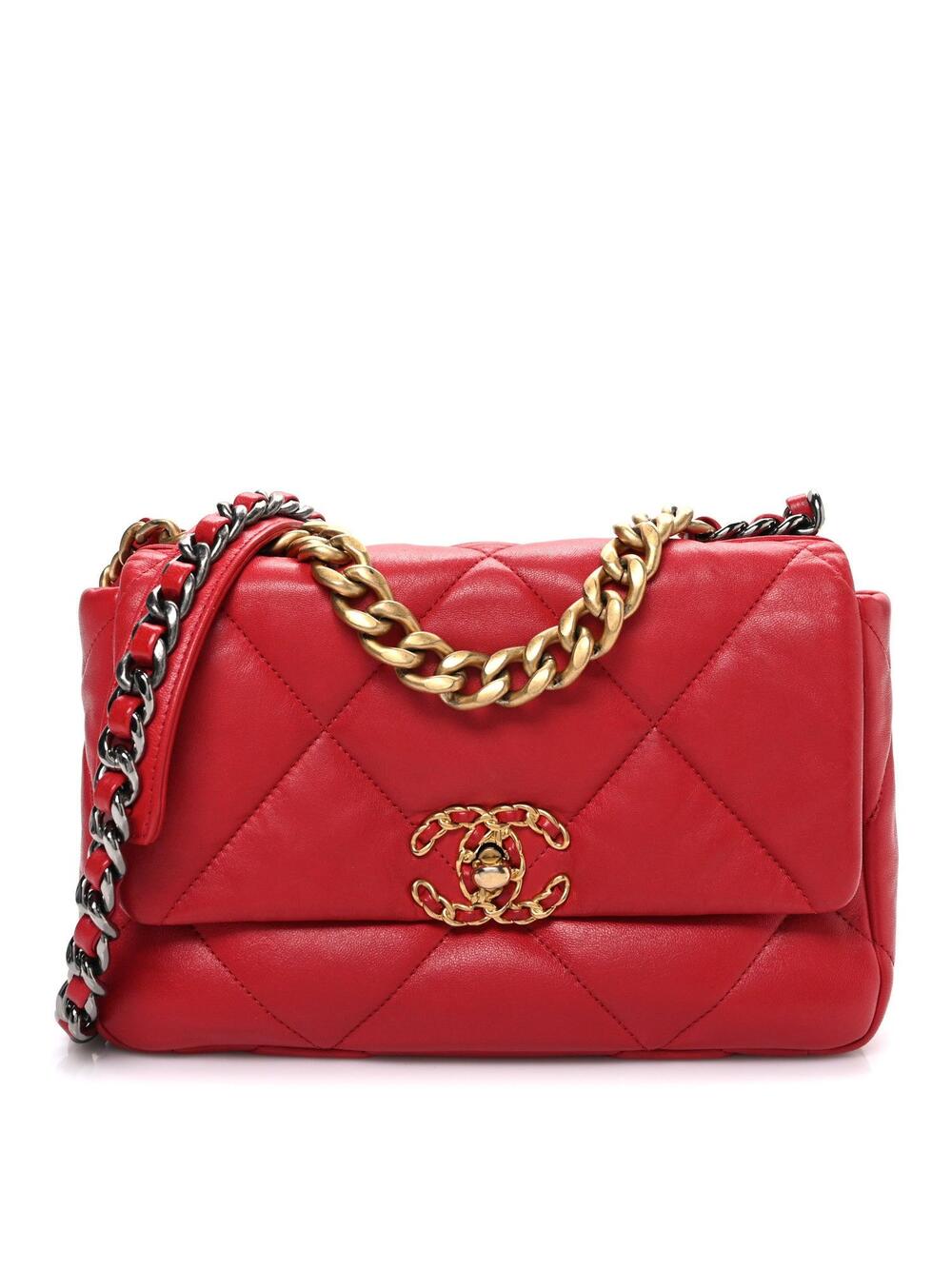 Lambskin Quilted Medium Chanel 19 Flap #358492C28B